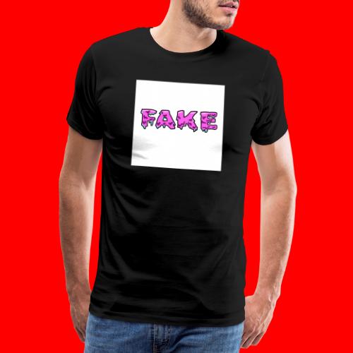 grime.art FAKE - Mannen Premium T-shirt