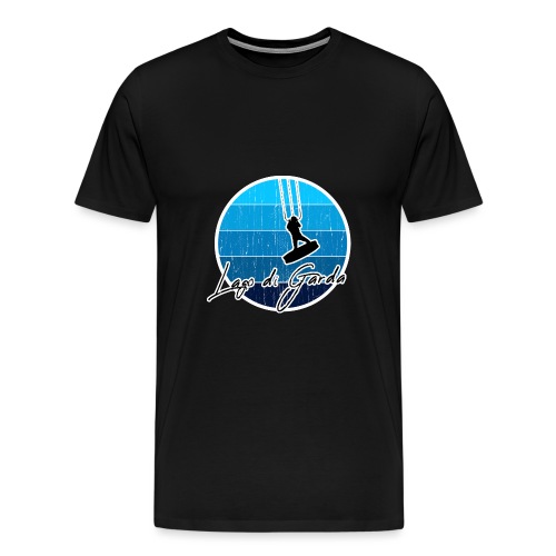 Kitesurfer, Kiten, Kitesurfing am Gardasee/Italien - Männer Premium T-Shirt