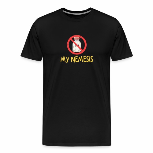 Funny Nemesis Lactose Intolerant Humor Dairy Free - Men's Premium T-Shirt