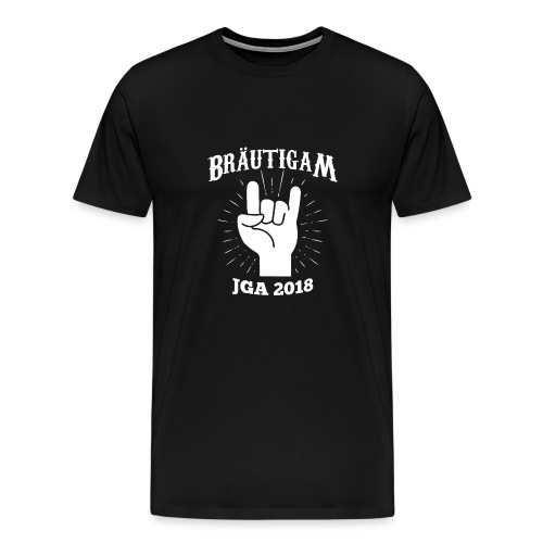 Bräutigam JGA Shirt - Junggesellenabschied T Shirt - Männer Premium T-Shirt
