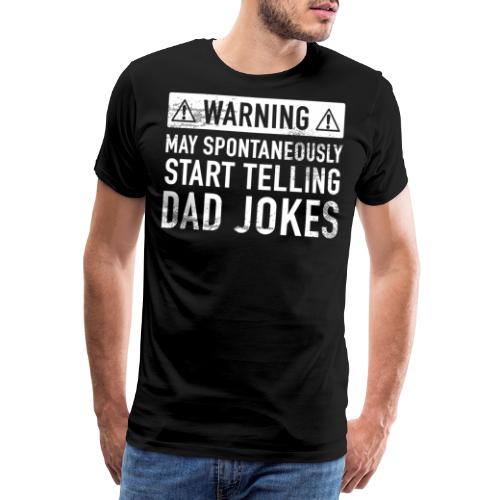 Vader met flauwe grappen - Mannen Premium T-shirt