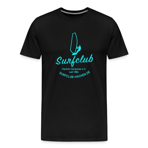 Surfclub cyan 2 - Männer Premium T-Shirt