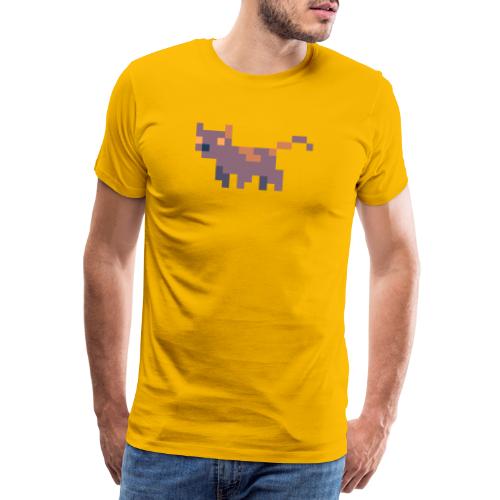 Pixel cat - Premium-T-shirt herr