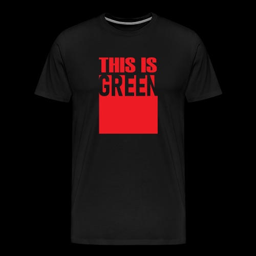 Green - Premium-T-shirt herr