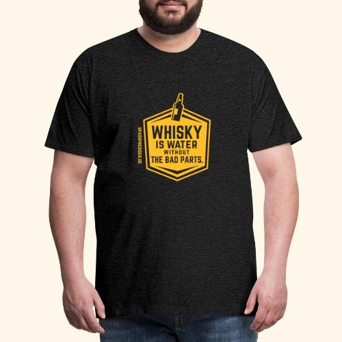 Whisky is water - Männer Premium T-Shirt