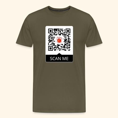 QR Code - Wer das liest ist doof - Männer Premium T-Shirt