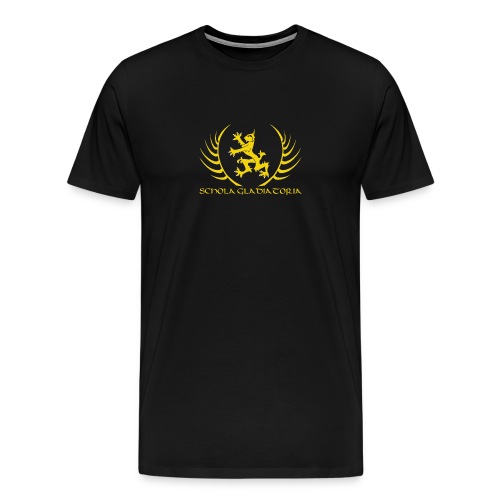 Schola logo with text - Men's Premium T-Shirt