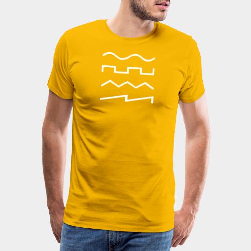 SIN - SQR - TRI - SAW - Männer Premium T-Shirt