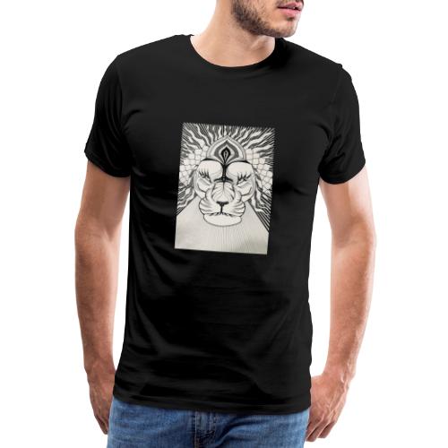 MandalArt Design - Lion - Mannen Premium T-shirt