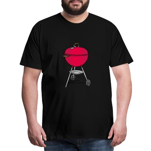Grill BBQ c - Männer Premium T-Shirt