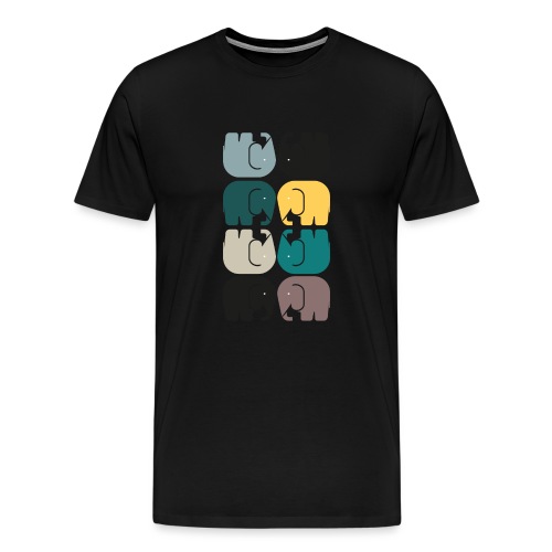 elefanterna - Premium-T-shirt herr
