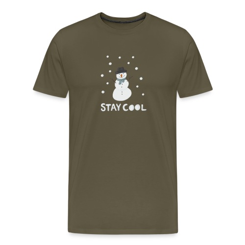 Snowman - Stay cool - Premium-T-shirt herr