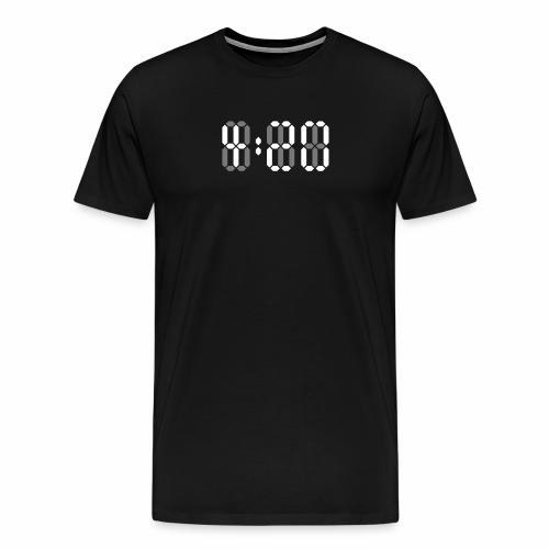 420 Clock Digital Uhr 4:20 Cannabis Hanf Kiffen - Männer Premium T-Shirt