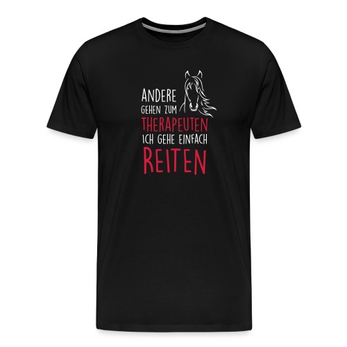 Vorschau: Therapeut Pferd - Männer Premium T-Shirt