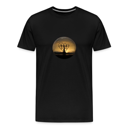 Lightbulb heart - Men's Premium T-Shirt
