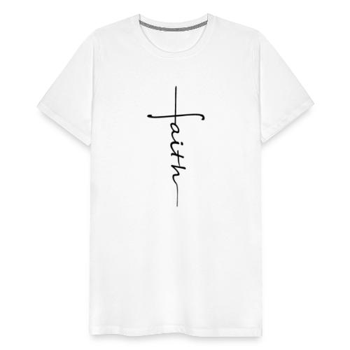 Kreuz faith - Männer Premium T-Shirt