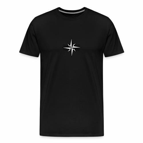 Simpel Kompas Design. - Mannen Premium T-shirt