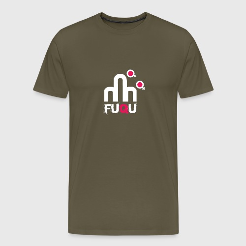 T-shirt FUQU logo colore bianco - Maglietta Premium da uomo