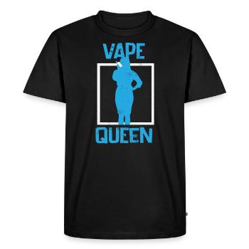 E-Cigarette E-Shisha Vapor Liquid - Men's Premium Organic T-Shirt - black - Front - Nico (187cm)