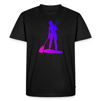 Standup Paddle Standup PaddleBoard Sup Standup P - T-shirt Premium bio Homme - noir - Devant - Nico (187cm)