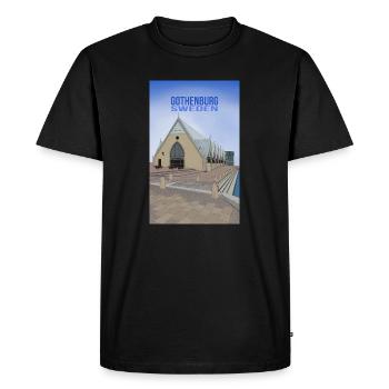 Göteborg Suède - T-shirt Premium bio Homme - noir - Devant - Nico (187cm)