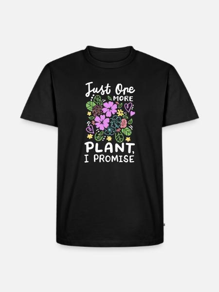 Garten Gartenarbeit Pflanzen - Männer Premium Bio T-Shirt - Schwarz