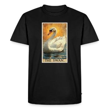 Swans Swan - Men's Premium Organic T-Shirt - black - Front - Nico (187cm)