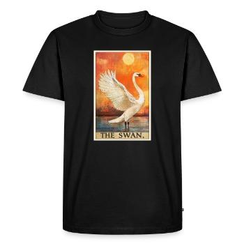 Swans Swan - Men's Premium Organic T-Shirt - black - Front - Nico (187cm)