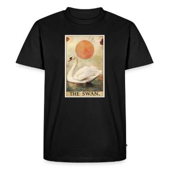 Swans Swan - Men's Premium Organic T-Shirt - black - Front - Nico (187cm)