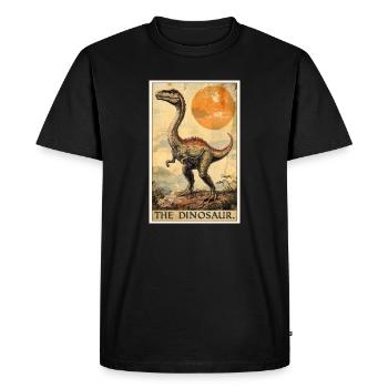 Dino Dinosaure Dinosaure - T-shirt Premium bio Homme - noir - Devant - Nico (187cm)