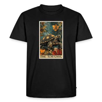Tortoises Tortoise - Men's Premium Organic T-Shirt - black - Front - Nico (187cm)
