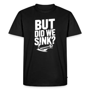 Mais avons-nous coulé ? - T-shirt Premium bio Homme - noir - Devant - Nico (187cm)
