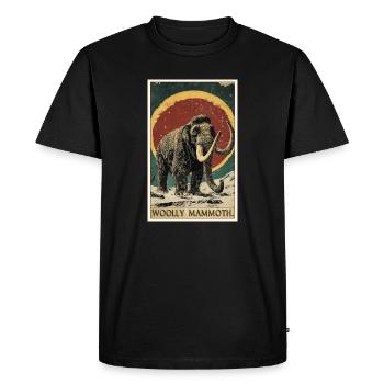 Mammoths Mammoth - Men's Premium Organic T-Shirt - black - Front - Nico (187cm)