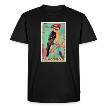 Pic Pic - T-shirt Premium bio Homme - noir - Devant - Nico (187cm)