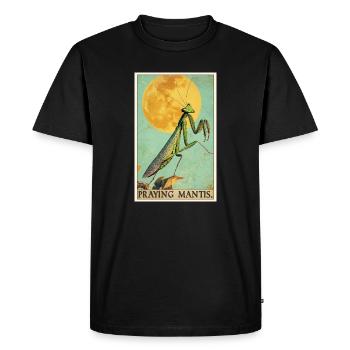 Mantes religieuses Mantes religieuses - T-shirt Premium bio Homme - noir - Devant - Nico (187cm)