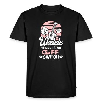 Ukulélé hawaïen Ukulélé Ukulélé là-bas - T-shirt Premium bio Homme - noir - Devant - Nico (187cm)