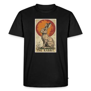 Lapin Lapin - T-shirt Premium bio Homme - noir - Devant - Nico (187cm)