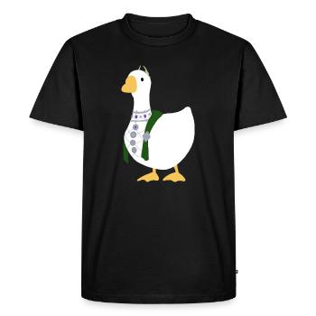 Where Winds Meet - Chinese Goose - Velvet Shade - Men's Premium Organic T-Shirt - black - Front - Nico (187cm)