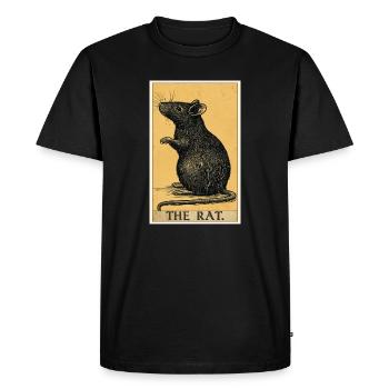 Rat Rat - T-shirt Premium bio Homme - noir - Devant - Nico (187cm)