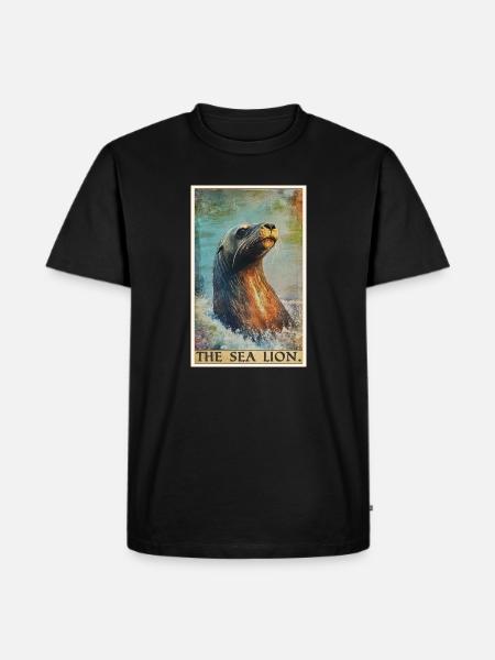 Sea Lions Sea Lion - Men's Premium Organic T-Shirt - black