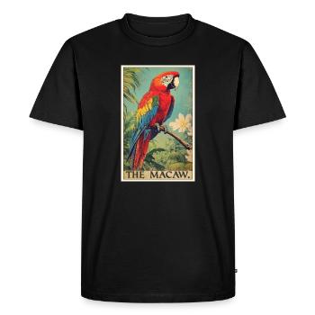 L’ère de l’ara - T-shirt Premium bio Homme - noir - Devant - Nico (187cm)