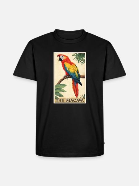 Macaw's Era - Men's Premium Organic T-Shirt - black