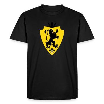 Manteau de la couronne des bras Leo Lily - T-shirt Premium bio Homme - noir - Devant - Nico (187cm)