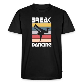 Break Dancing - Funny Break Dancing Team - Men's Premium Organic T-Shirt - black - Front - Nico (187cm)