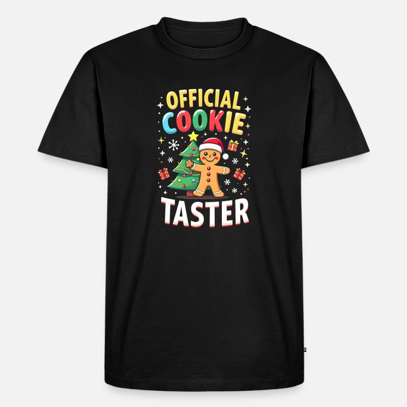Official Cookie Taster - Männer Premium Bio T-Shirt - Schwarz
