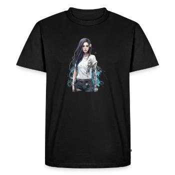 Rêvez grand - T-shirt Premium bio Homme - noir - Devant - Nico (187cm)