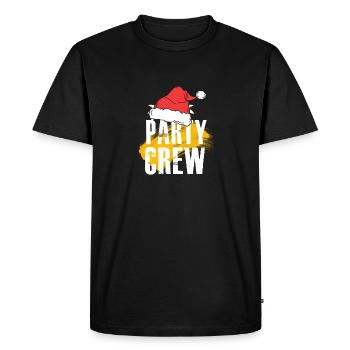 Équipe de fête Noël - T-shirt Premium bio Homme - noir - Devant - Nico (187cm)