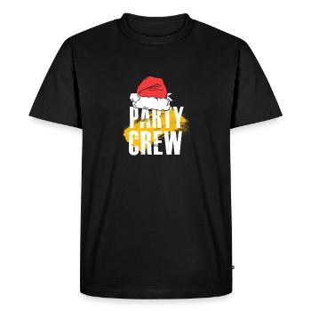 Équipe de fête de Noël - T-shirt Premium bio Homme - noir - Devant - Nico (187cm)