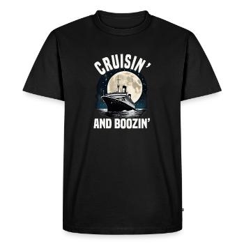 Groupe De Vacances En Croisière Et De Croisière De Croisière - T-shirt Premium bio Homme - noir - Devant - Nico (187cm)