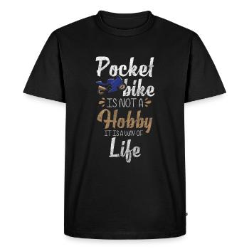 Moto moto tout-terrain vélo tout-terrain - T-shirt Premium bio Homme - noir - Devant - Nico (187cm)